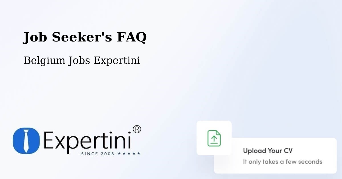 Job Seeker FAQ – Izegem - Belgium Jobs Expertini